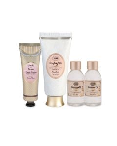 翠綠玫瑰身體絲滑套裝