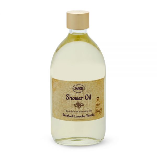 Shower Oil Patchouli Lavender Vanilla